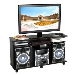 Mesa audio/video bari 42" wengue 67x120x36cm inval