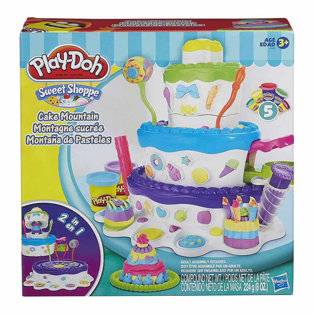 Kit Plastilina Para Hacer Tortas Play Doh Moldes Hasbro 3+