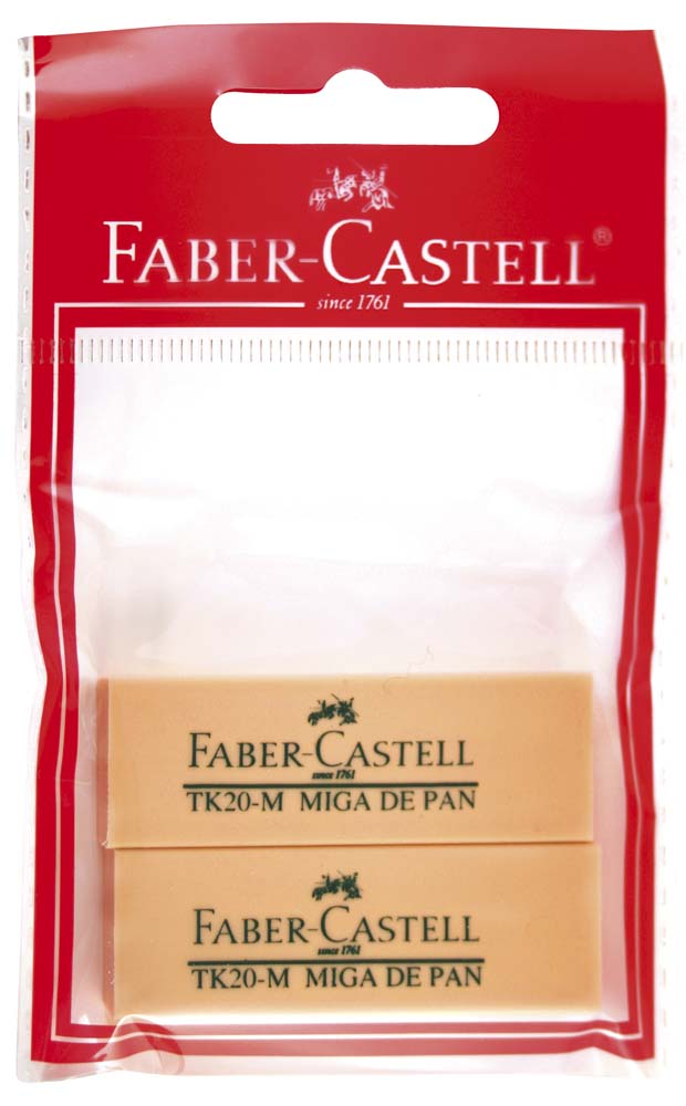 Borrador miga de pan x 2