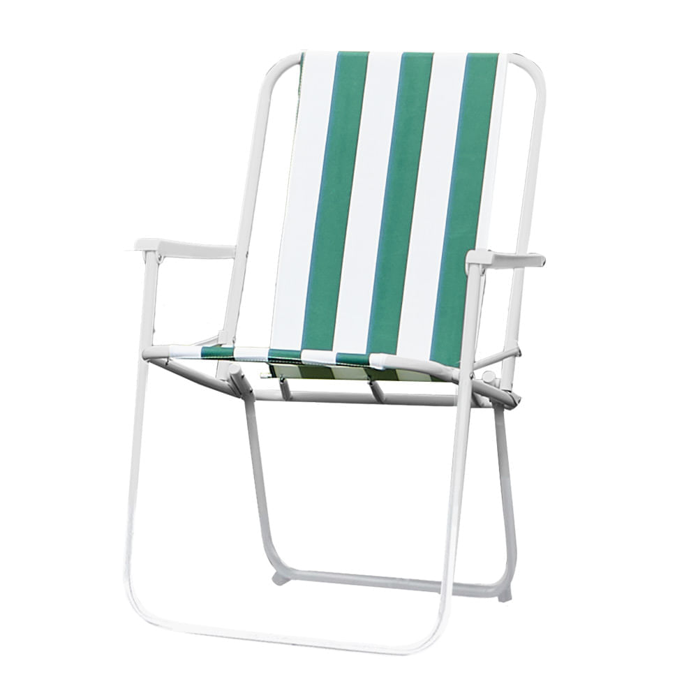 Silla jardin plegable verde outzen