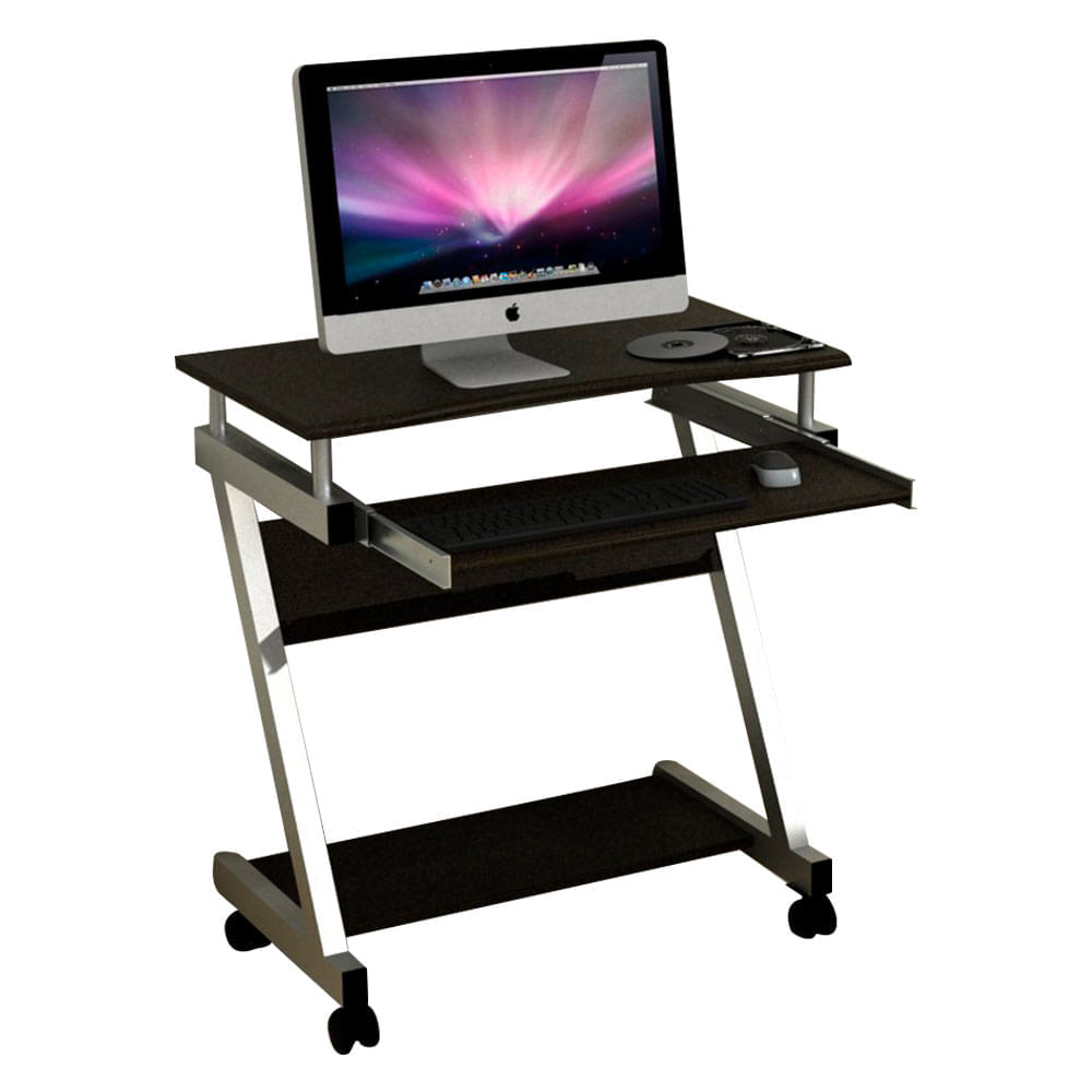Mesa porta laptop wengue 73 x 59 x 37cm RTA