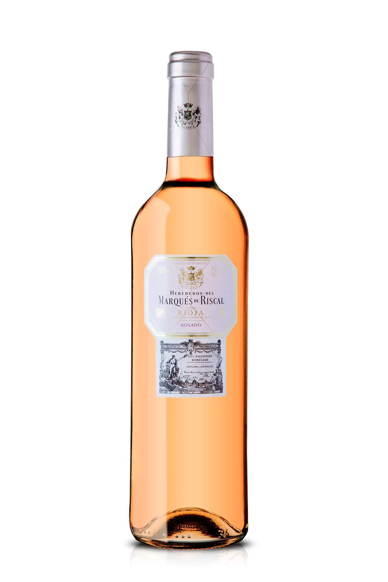 Vino rosado Marqués De Riscal botella x750ml