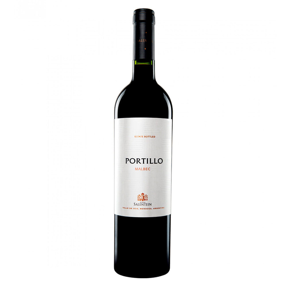 Vino tinto Portillo malbec x750ml