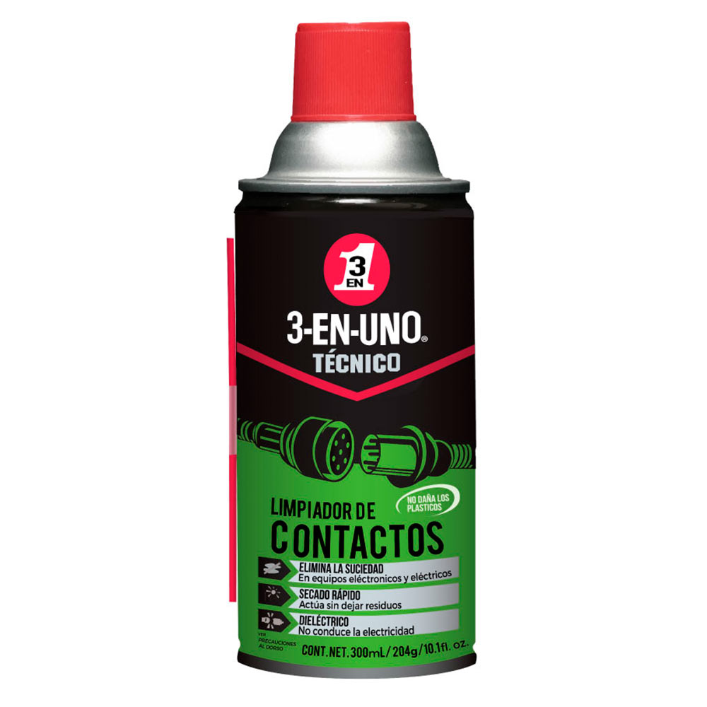 Limpiador de contactos 3 en 1 300 ml.
