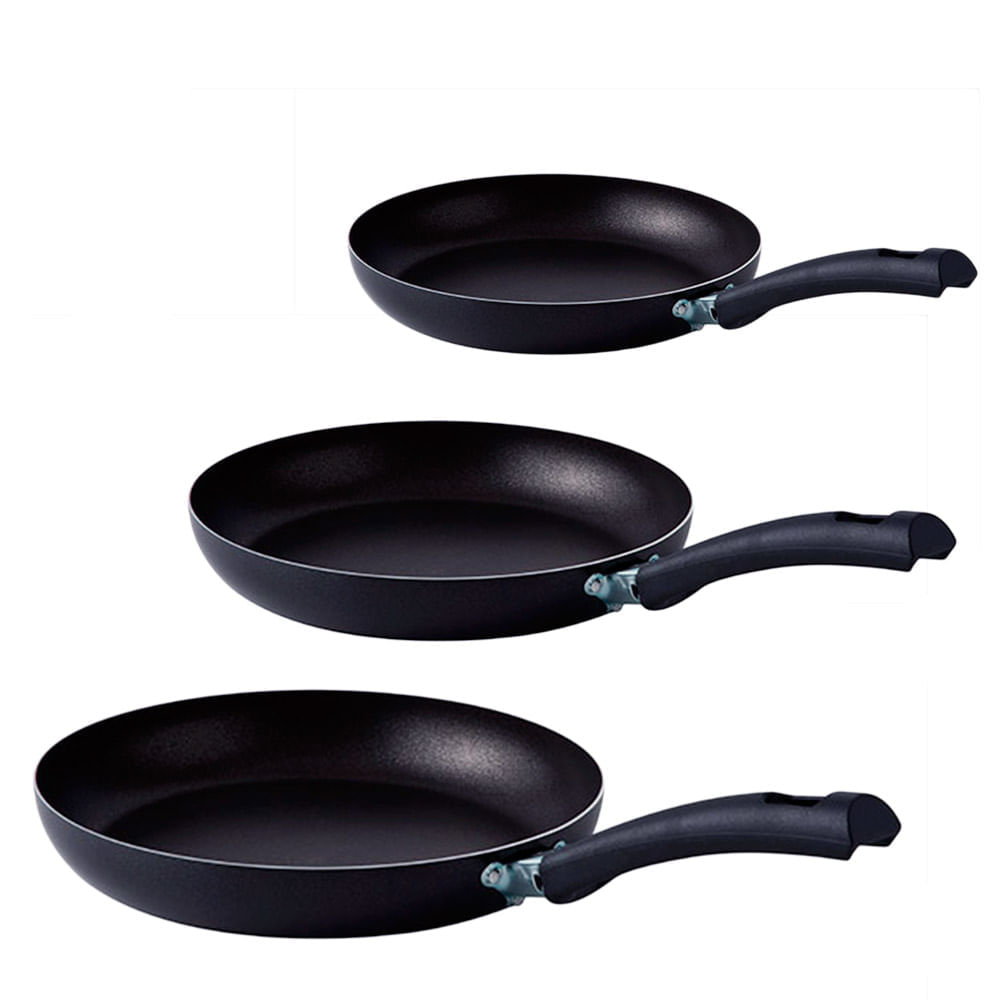 Set x3 Sarténes antiadherentes (18-20-24) cm