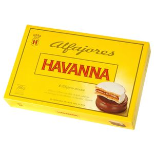 Alfajores Havanna Dulce de Leche Mixto x 6und x 306gr