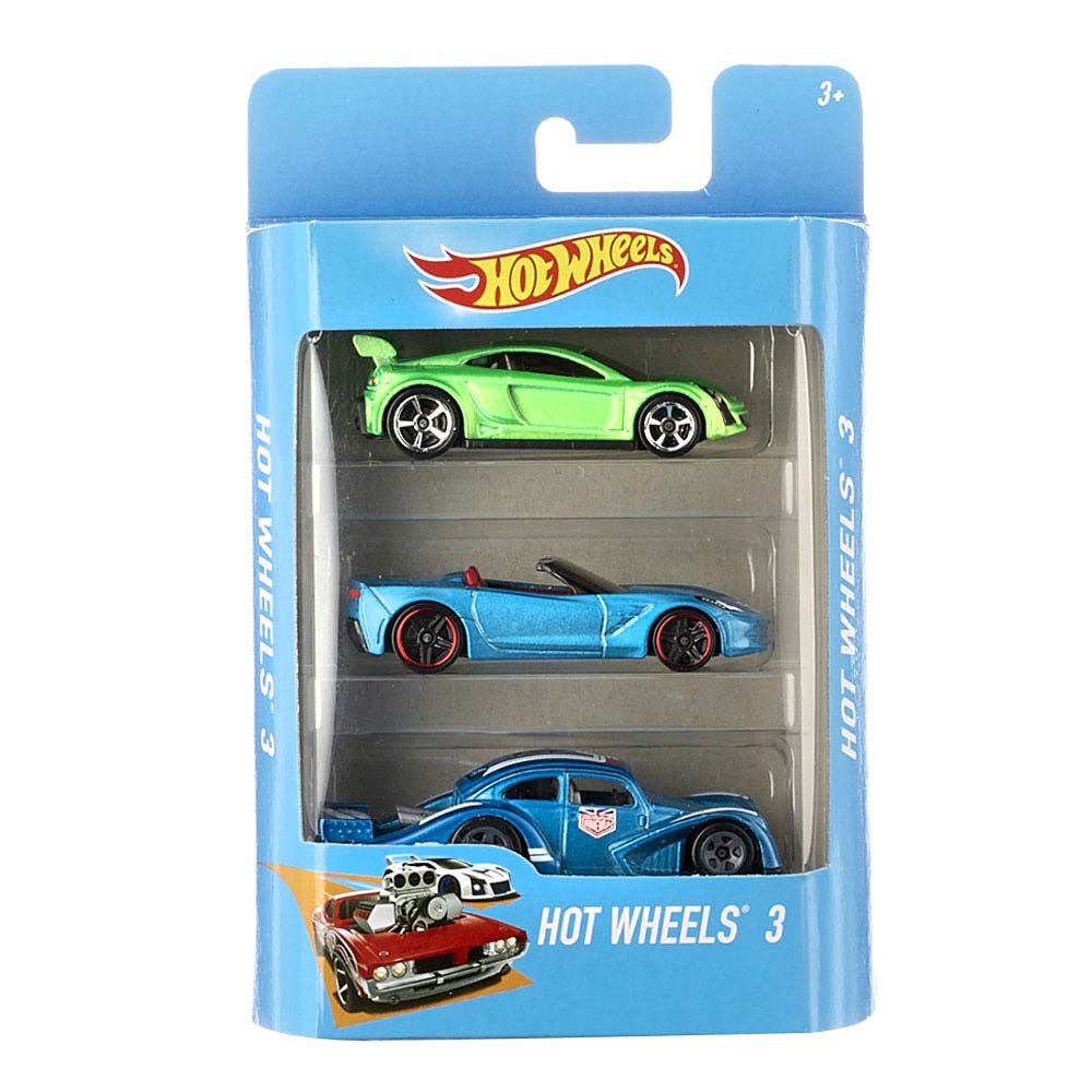 Carros Hot Wheels pack x 3 (Surtidos) Mattel