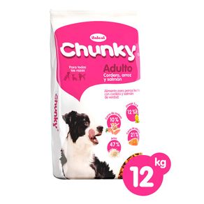 Alimento Chunky cordero arroz y salmón x 12 kg