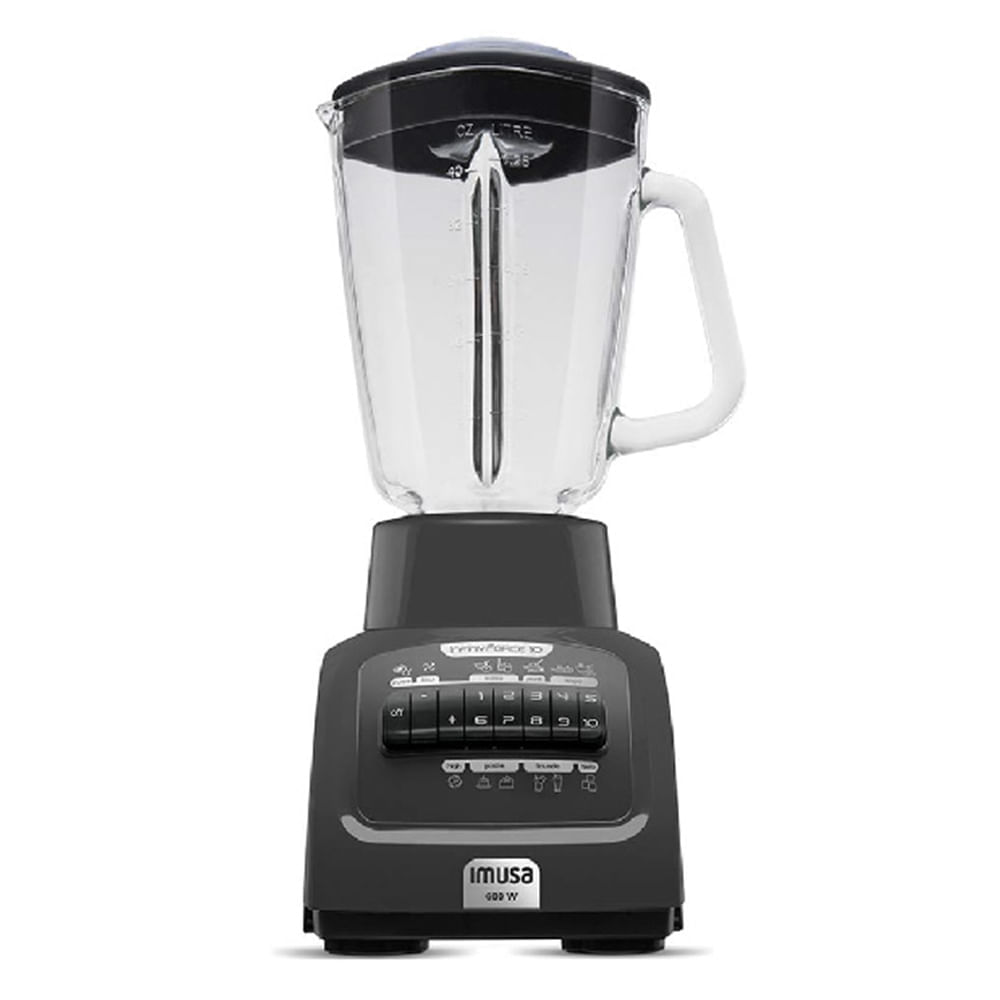 Licuadora Imusa Infiny Force 10 velocidades gris