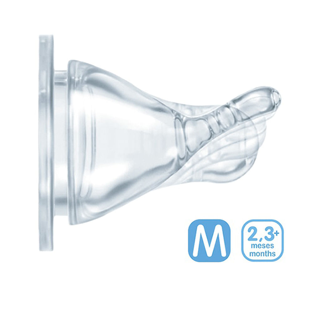 Chupo Boca Estándar x 2 Talla M Pigeon