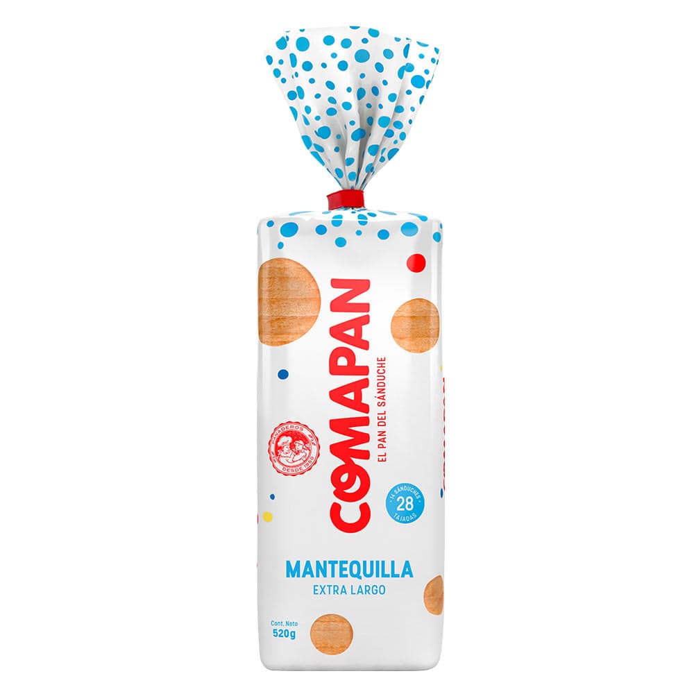 Pan Comapan Mantequilla x 520 g