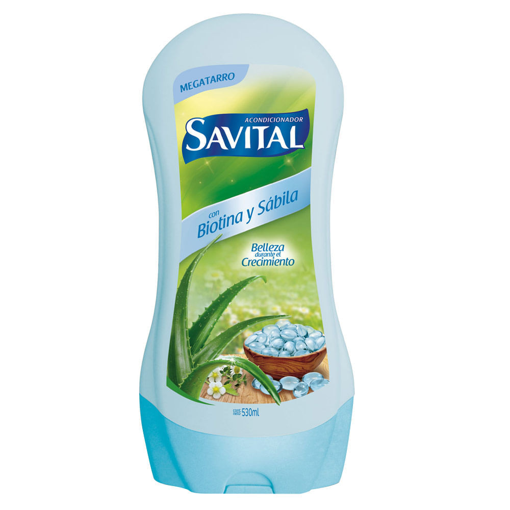 Acondicionador Savital biotina sábila x 530 ml