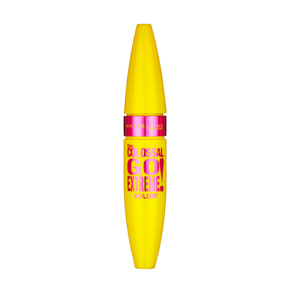 Pestañina Maybelline The Colossal Go Extreme Volum Express a Prueba de Agua Negro 9.5ml