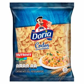 Pasta Clásica Codos Doria x 250 g.