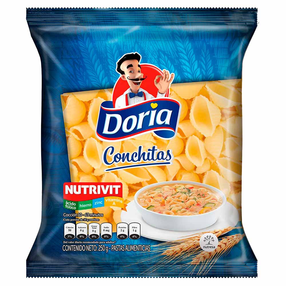 Pasta Clásica Conchita Doria x 250 g.