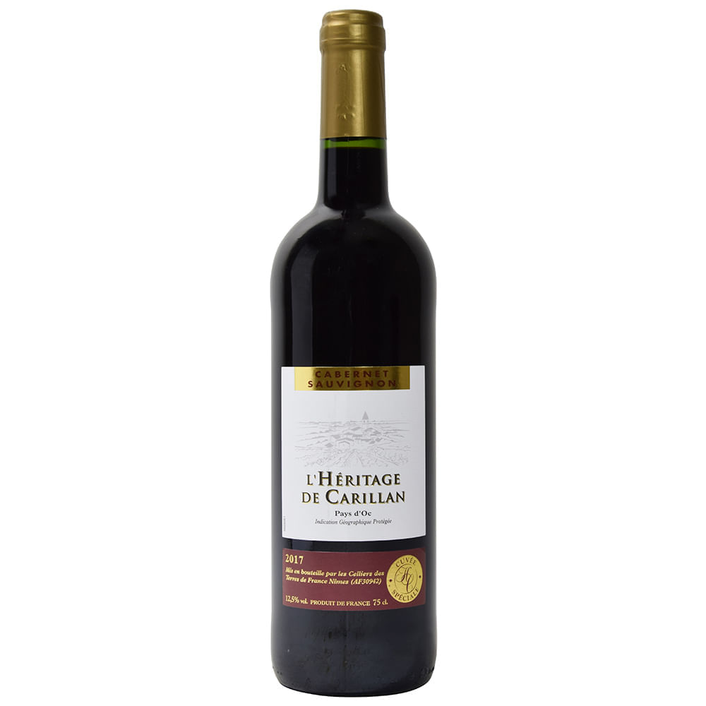 Vino Lheritage cabernet sauvignon x750ml