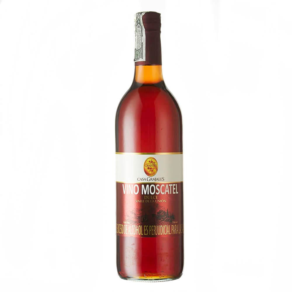 Vino moscatel dulce Casa Grajales x 750 ml