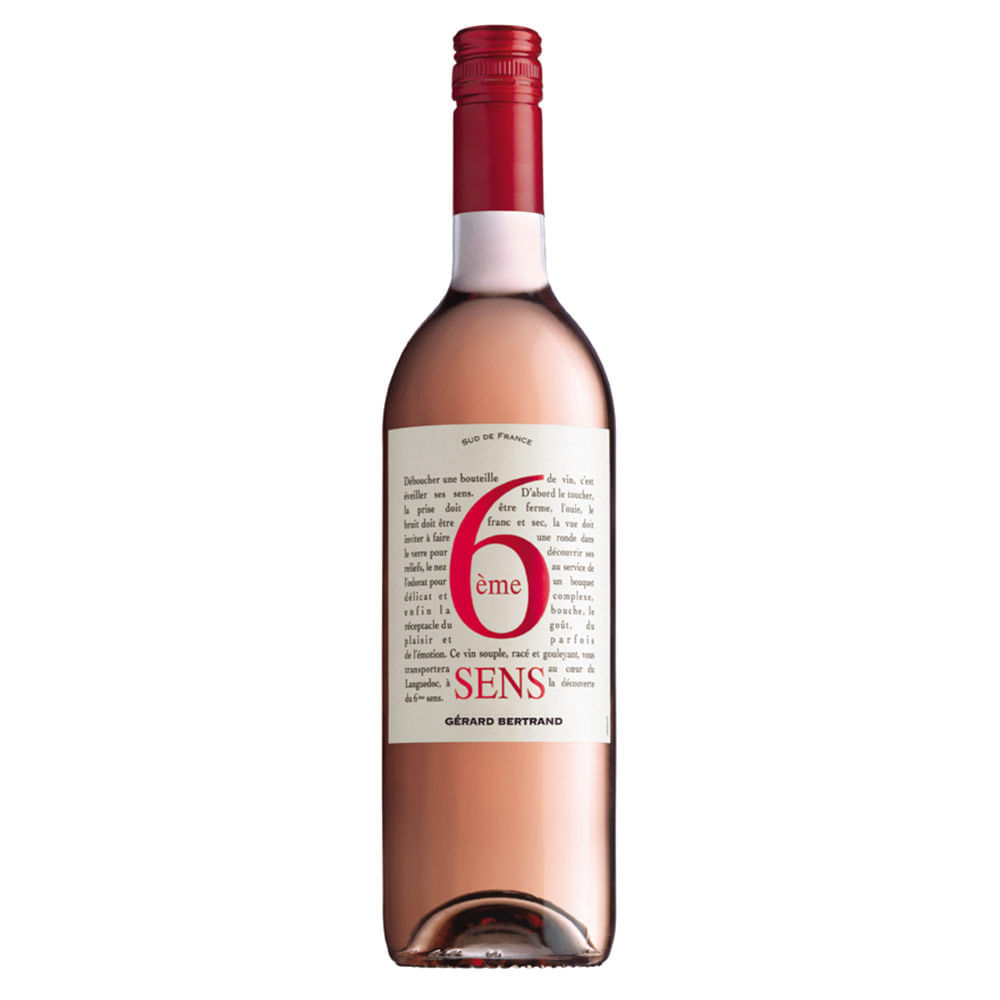 Vino rosado 6EME Sens botella x750ml
