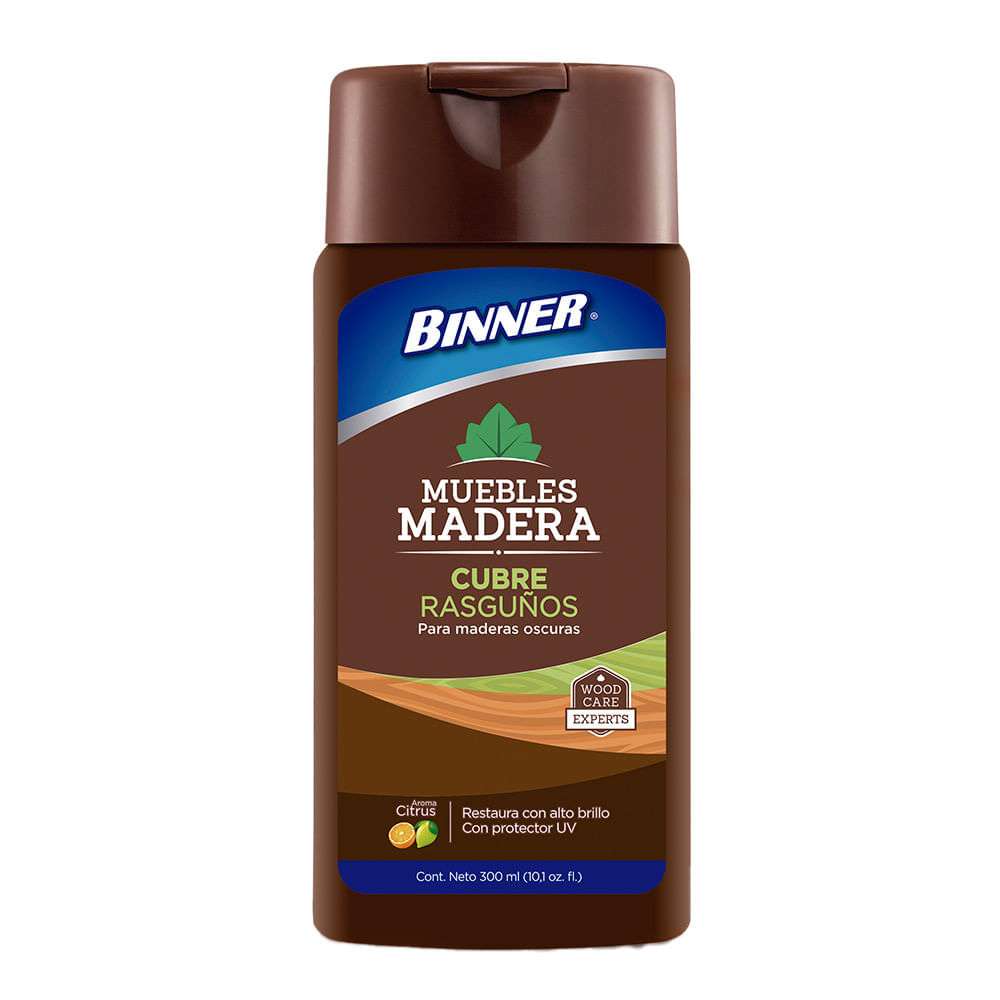 Cubre rasguños Binner muebles de madera citrus x300ml