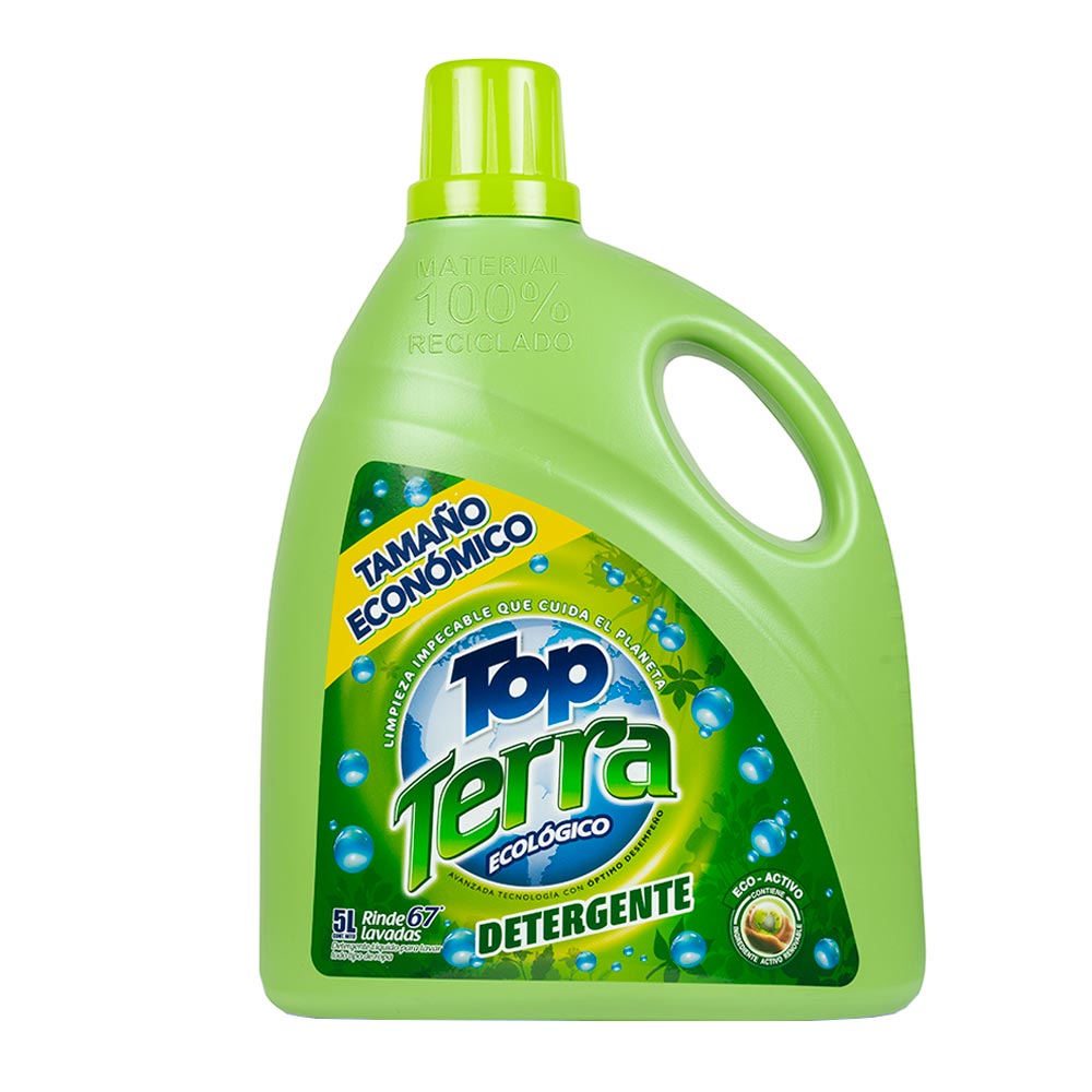Detergente Top Terra liquido ecológico x 5litros