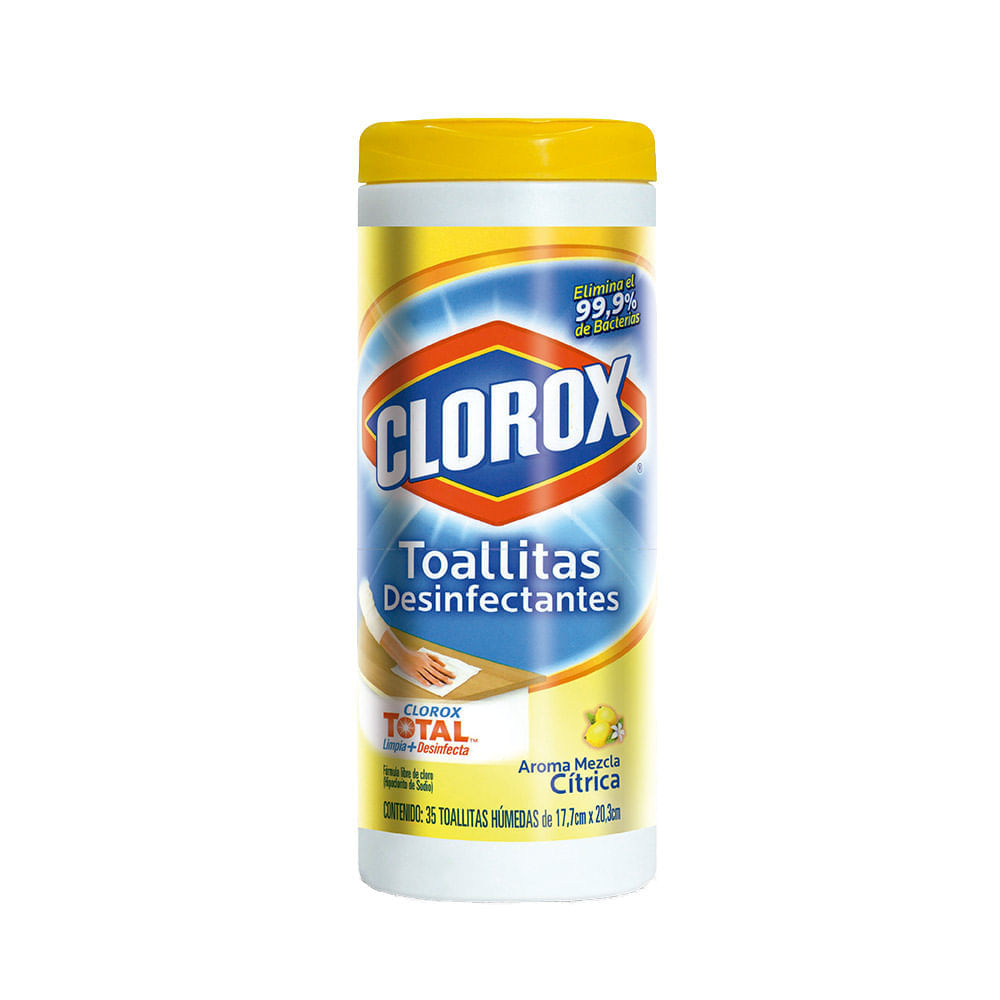 Toallitas Desinfectantes Clorox Aroma Limón