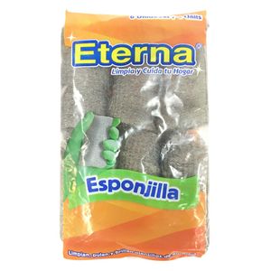 Esponjilla De Acero Eterna x6 unidades