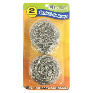 Esponjilla de acero Eterna-2 unds