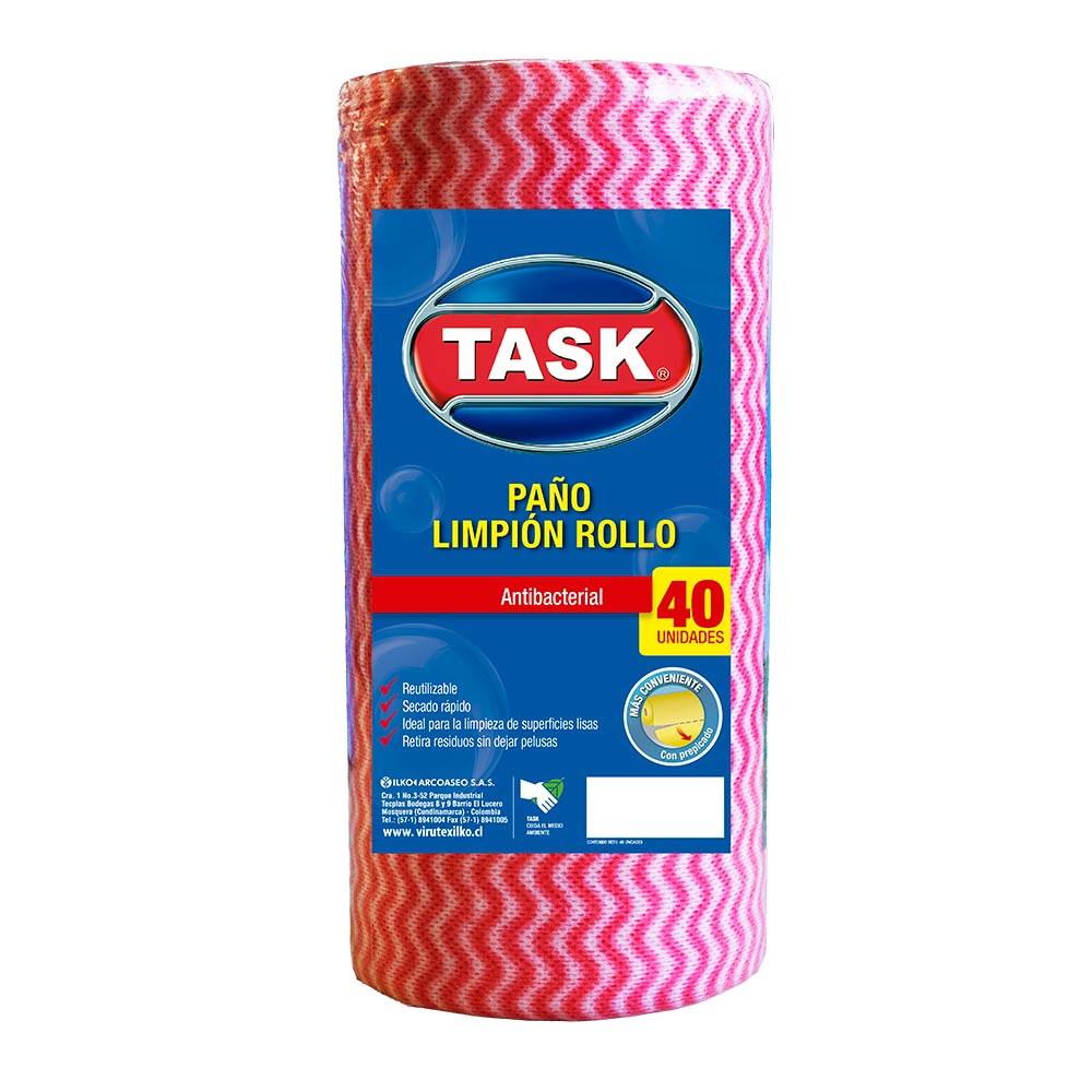 Paño Limpión Rollo Task X 40