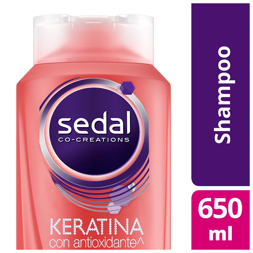 Shampoo Sedal Keratina Antioxidante 650Ml