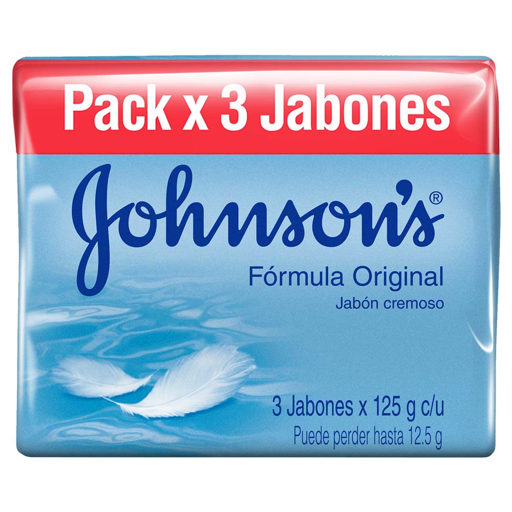 Jabón Johnson's Fórmula Original x 3und x 125g