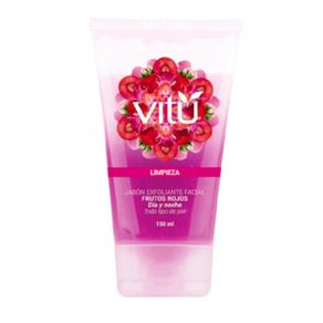 Jabón Vitú exfoliante frutos rojos x 150 ml