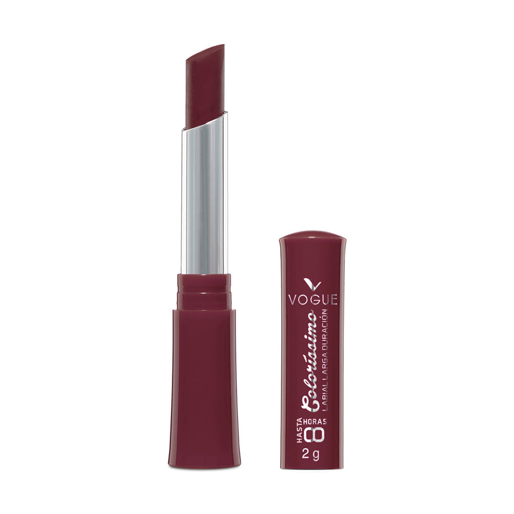 Labial en barra Larga Duración Vogue Colorissimo agraz x2g