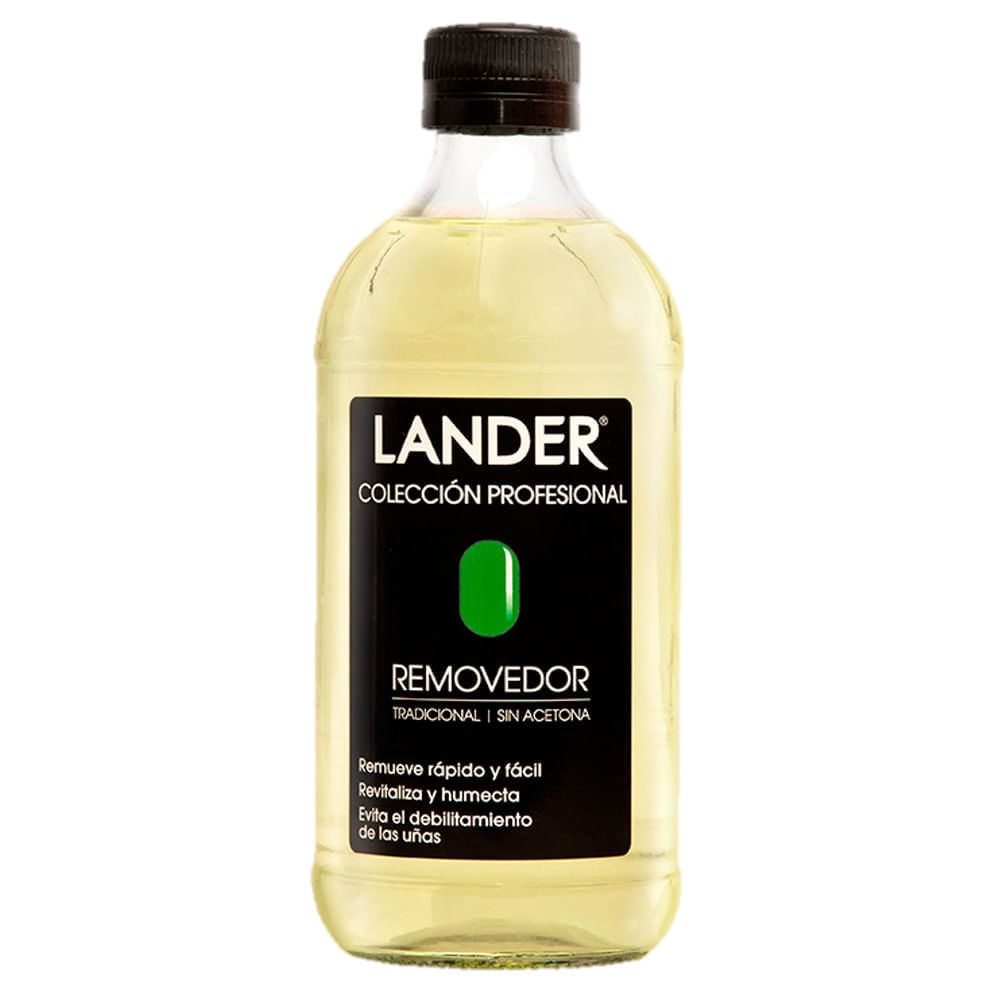 Removedor Lander tradicional sin acetona x495ml