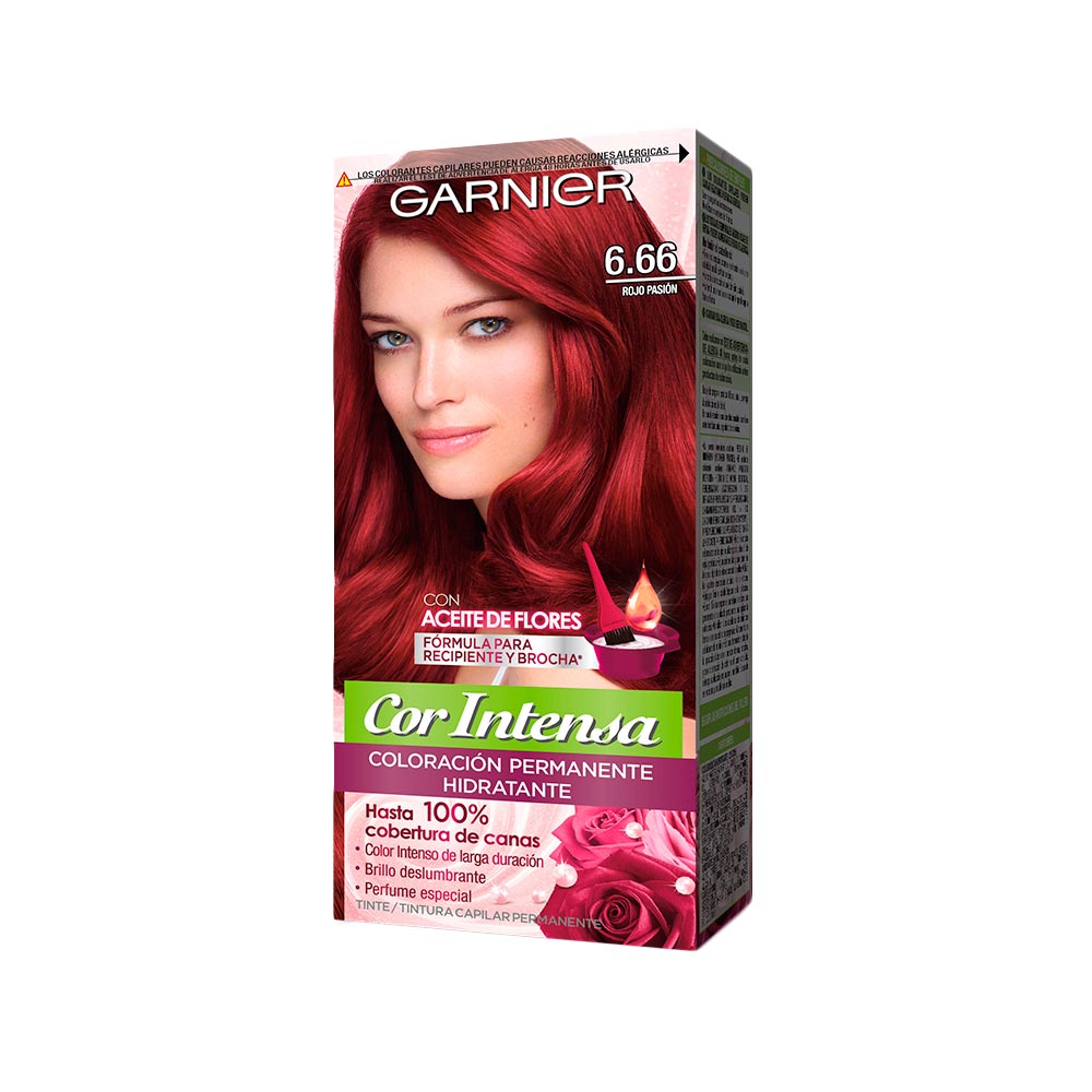 Tinte Garnier Cor Intensa Rojo Intenso 6.6