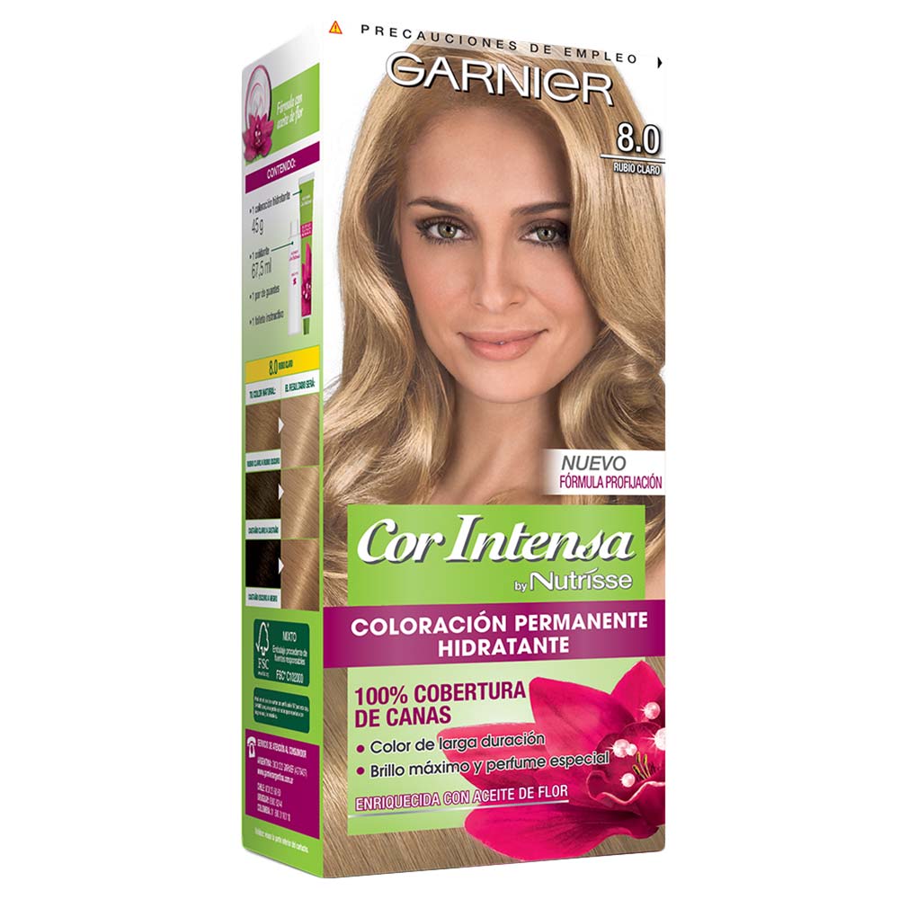 Nutrisse Cor Intensa 8.0 Rubio Claro