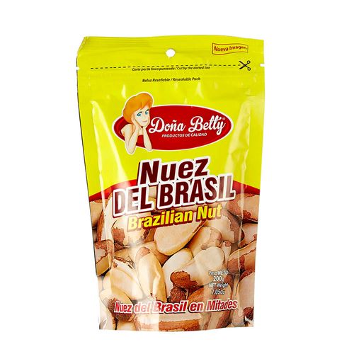 Nuez Brasil en mitades Doña Betty x 200g