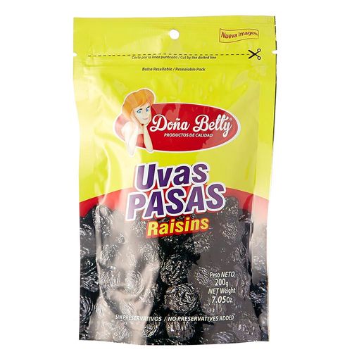 Uvas pasas Doña Betty x 200g