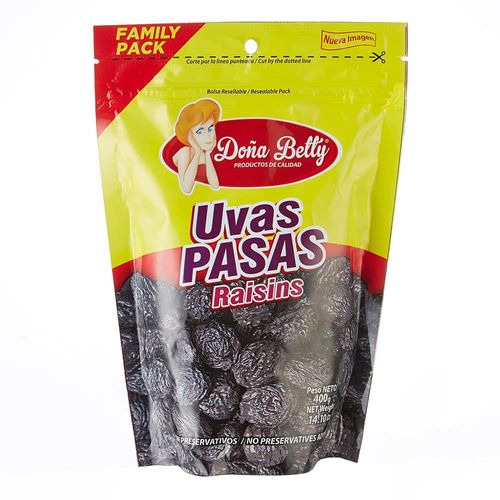 Uvas pasas Doña Betty x 400g