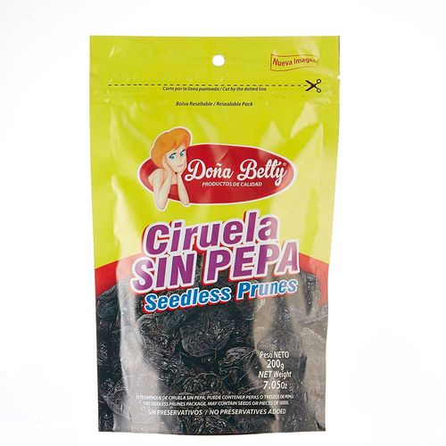 Ciruela sin pepa Doña Betty x 200g