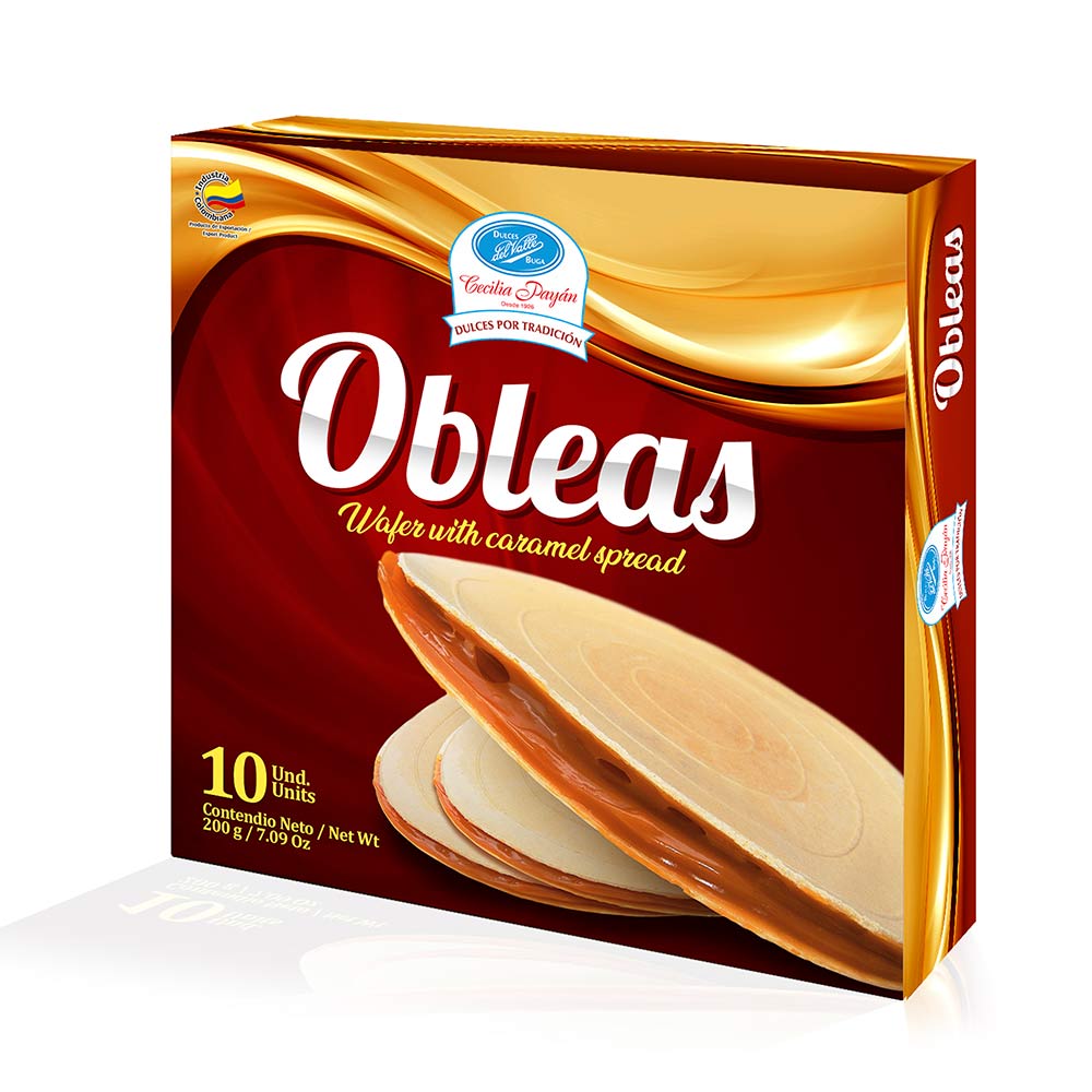 Obleas Dulces Del Valle x 10unds x 200g