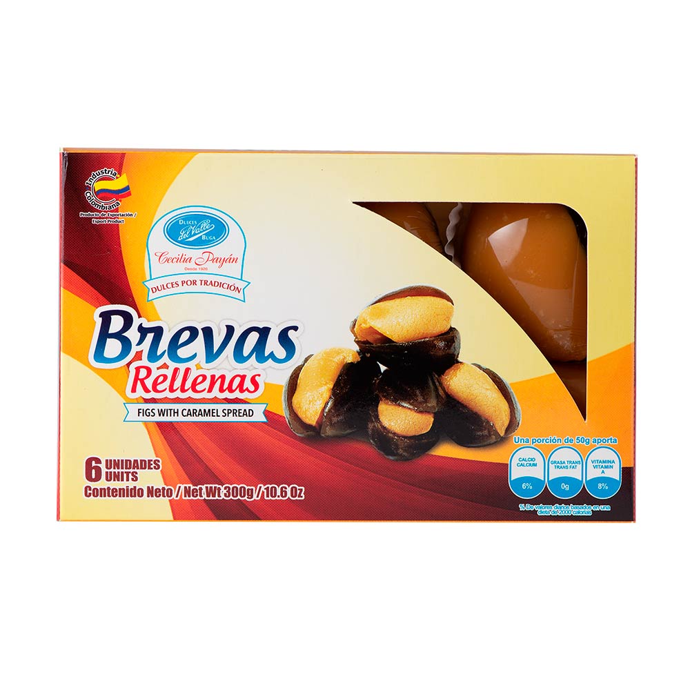 Brevas rellenas de arequipe Dulces del Valle x 300g