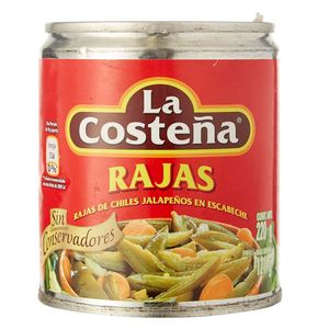 Jalapeño La Costeña En Rajas X 220G