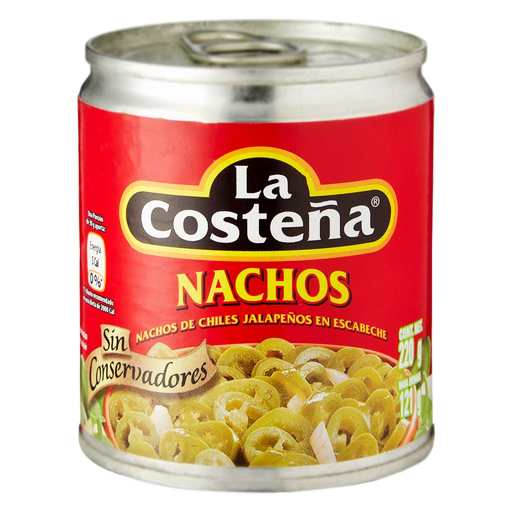 Nachos La Costeña De Chile Jalapeño X 220G