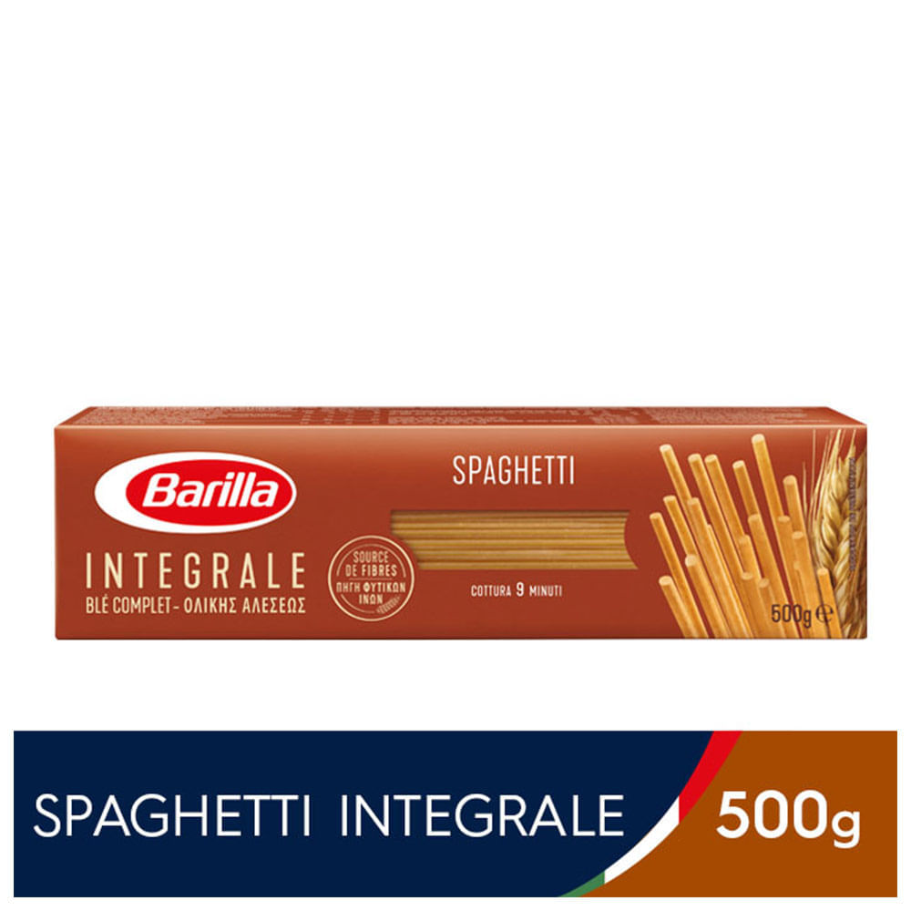 Pasta Spaghetti Integral Barilla x500g