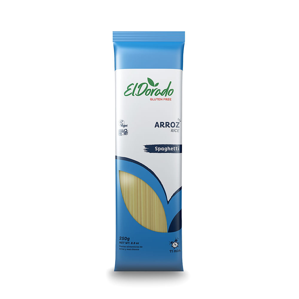 Pasta El Dorado Spaghetti Arroz Sin Gluten x 250g