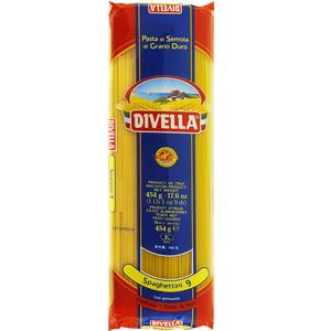 Spaghetti Divella 9 x 454g.