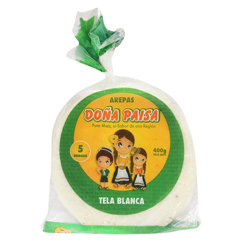 Arepas blancas Doña Paisa x5und x400g