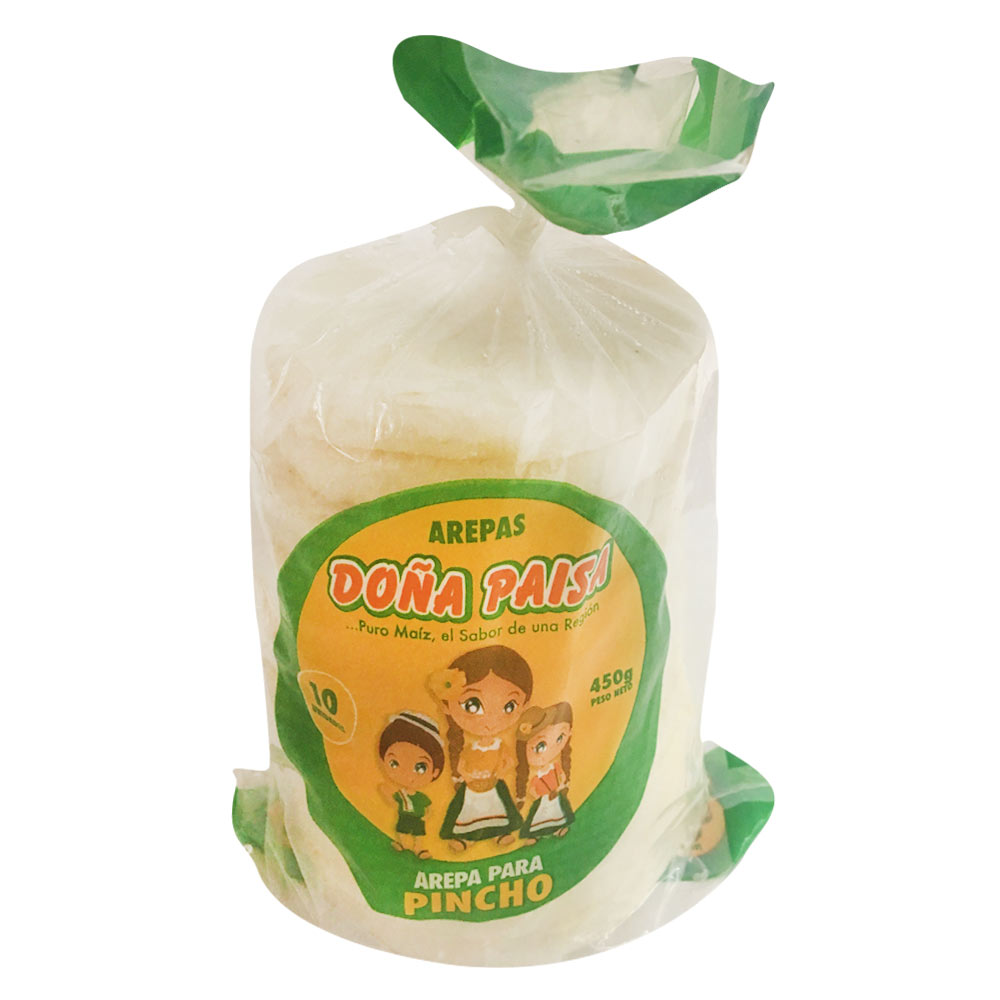 Arepas Doña Paisa para pincho x10und x450g