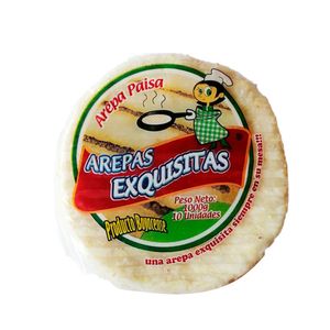 Arepas paisas Exquisitas bajas en sal x10und x950g