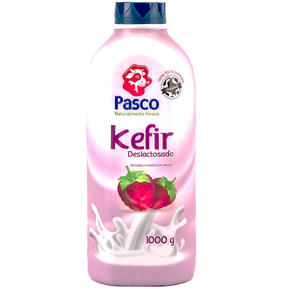 Kéfir deslactosado Pasco mora x1000ml